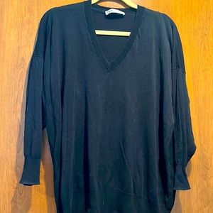 Zara oversized light sweater